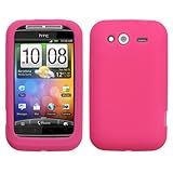 Solid Skin Cover (Hot Pink) for HTC Wildfire S