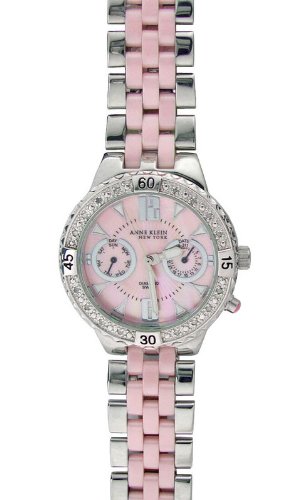 Anne Klein New York 12-1641pmpb Diamond Swiss Ladies Watch