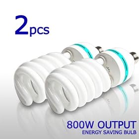 LimoStudio 2 x Photo Studio Photography 105 Watt 6500K Day Light Fluorescent Full Spectrum Bulb