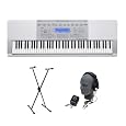 Casio WK-225 76-Key Premium Portable Keyboard Package with Headphones, Stand and Power Supply