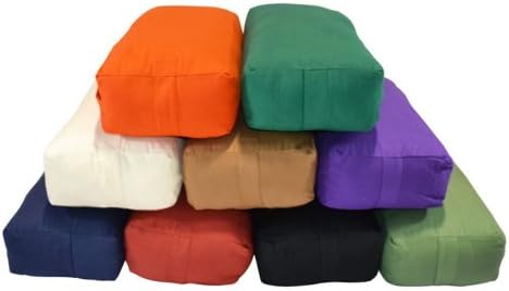 YogaDirect Supportive Rectangular Cotton Yoga Bolster