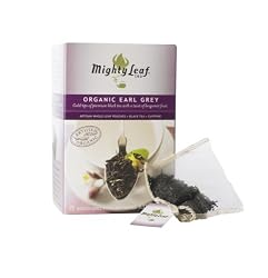 Mighty Leaf Organic Tea, Earl Grey, 15-Count Whole Leaf Pouches (Pack of 3)