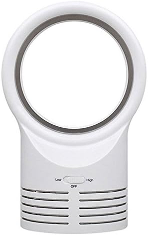 [Children Safety] Professional Bladeless Fan YISDER Mute Bladeless Stand Fan With No Blade Creative Home Air Conditioner-Quality Warranty (White)