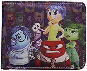 Movie Inside Out PU Leather characters Bifold Wallet (One Size, 02)
