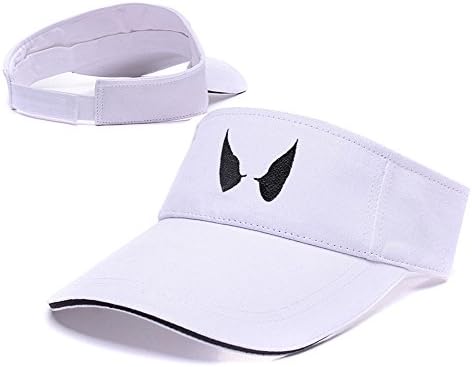ZHHUA Venom Big Face Logo Adjustable Embroidery Tennis Golf Baseball Hat Sun Visor Cap White