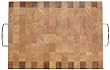 Wood Large Rectangle Cutting Board Tray 14" x 20"