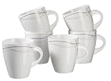 Verso 922230 6er Set Kaffeebecher Caprice 380 ml