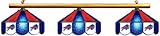 Buffalo Bills Pool Table Light - Stained Glass Shades