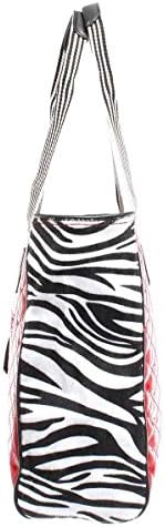 Women's Zebra Red Bag
