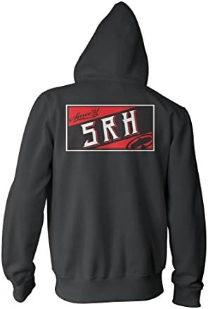 SRH Grand Mens Zip Up Hoodie Black