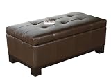 BEST Leather Storage Ottoman Tufted Cheap BEST Leather Storage Ottoman Tufted Cheap