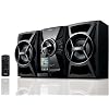 Sony 100 watts Hi-Fi Stereo Audio Sound System with iPod & iPhone Dock, CD Player, AM/FM Receiver with 30 Station Presets, Sleep Timer, Play Timer, DSGX Bass Boost, 7 Preset Equalizers, 2-way Bass Reflex Speakers, Alarm Clock, Child Lock & Remote Control with Full iPod/iPhone Menu