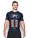 Under Armour Captain America Alter Ego Compression T-Shirt - X Large - Blue