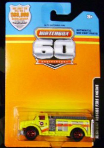 2013 Matchbox 60th Anniversary(Limited Edition) Highway Rescue Fire Engine