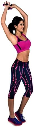 OVERMAL Women High Waist Fitness Yoga Sport Pants Leggings (L, Hot Pink)