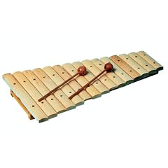 Goldon - Xylophon 15 Klangplatten aus Ahornholz g'' - g'''', Rahmen aus Fichtenholz mit 2 Schl�ger