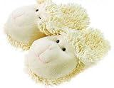 Plush Fuzzy Friends Slippers Lamb 10