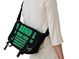 【SALE】karimoku メッセンジャーバッグ L BK/GR/ブラック/グリーン(YHS-85025BKGR)