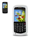 New Fashionable Perfect Fit Soft Silicon Gel Protector Skin Cover (Faceplate/Snap On) Rubber Cell Phone Case with Screen Protector for BlackBerry Pearl 9100 - Clear