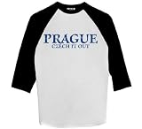 Prague Czech it Out - Raglan 3/4 Sleeve T-Shirt