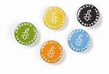 Color Logo Pins in 5 Colors