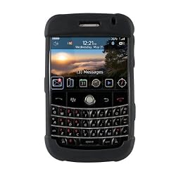 OtterBox Impact Series Silicone Case for BlackBerry 9900/9930 Bold Touch - 1 Pack - Retail Packaging - Black