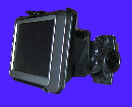 Motorcycle Handlebar Mount & Custom Cradle for Garmin Nuvi 550 500 GPS