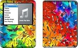 Tie-Dyed Explosion Design Protective Decal Skin Sticker for Apple iPod nano 3G (3rd Generation) 4GB/ 8GB Player