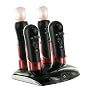 Charge Station Quad Port Charging Dock & Battery Pack Set for PS3 Move