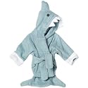 Baby Aspen "Let The Fin Begin" Terry Shark Robe, Blue, 0-6 Months
