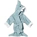 Baby Aspen "Let The Fin Begin" Terry Shark Robe, Blue, 0-6 Months