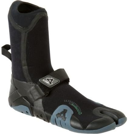 XCEL Hawaii Infiniti Drylock Split-Toe Boot - Men's 3mm Black/Grey, 7.0