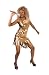 Tina Turner Gold Dress Fancy Dress Costume UK Size M