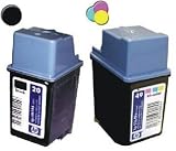 Take4Less 2-pack (B+C) HP # 20 49 C6614DN/AN 51649A Remanufactured Ink Cartridges for Hewlett-Packard Fax 1010 1010XI 1020 1020XI DESKJET 610C 610CL 612C 630C 632C 640C 642C 648C 656C 656CVR 6614DN 6614AN C6614AN HP20 HP49A