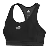 adidas Women's TECHFIT Solid Bra (Black, Medium)