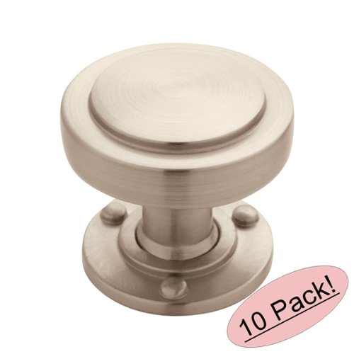 Amerock BP53710-G10 Rochdale Satin Nickel Cabinet Knob - 1-1/4