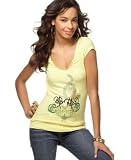 Baby Phat - Baby Phat Plus Size Ruched Scoop-Neck Tee