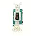 Leviton 3032-2 30 Amp, 120/277 Volt, Toggle Double-Pole AC Quiet Switch, Extra Heavy Duty Spec Grade, Self Grounding, Back and Side Wired, Brown