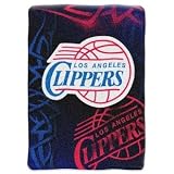 Los Angeles Clippers NBA Royal Plush Raschel Blanket (800 Series) (60x80