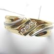 14K Two-Tone Gold Diamond Man's Ring