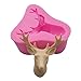 COMIART Stag Head Mold Christmas Deer Silicone Mould Fondant Cake Decorating Mold