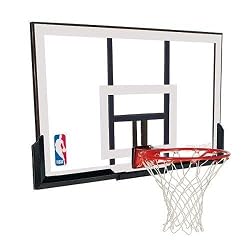 Spalding 79307 Backboard/Rim Combo with 52-Inch Rectangular Backboard