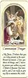 12 Mini-Bookmark Remembrances with Communion Prayer in English, 2.25" x 6" - Boy