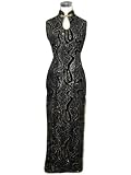 The glistening silver phoenix cheongsam