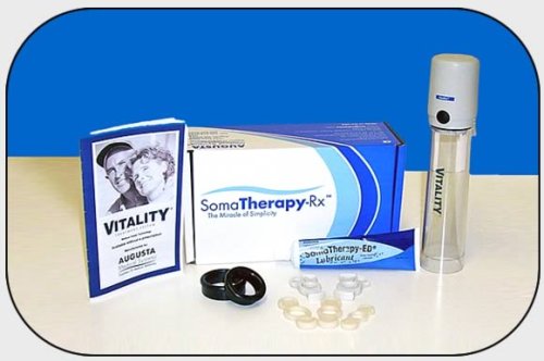 Penis Pump (OTC) Erection Therapy Vacuum System for men that cannot achieve an erection or men who sometimes achieve an erection but cannot maintain it for intercourse and men who achieve erections that are not suitable for enjoyable intercourse