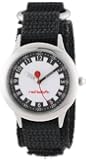 Red Balloon Kids' W000186 "Time Teacher" Stainless Steel Watch with Adjustable Black Nylon Strap