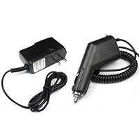 Garmin GPS Nuvi 1390LMT Accessory Bundle - Car Charger + Home Travel AC Charger