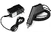 Samsung i607 BlackJack Accessory Bundle - Car Charger + Home Travel AC Charger + Free Stars Stripes Silicone Wristband