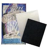 Moondocom - Filtre Universel anti-graisse (antigraisse) et anti-odeur (charbon) hotte - 57x47 cm à découper