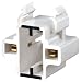 Leviton 26720-100 Gx23, Gx23-2 Base, 2-Pin, Compact Fluorescent Lampholder